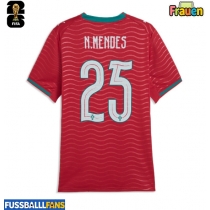 Portugal Nuno Mendes #25 Heimtrikot Frauen WM 2026 Kurzarm